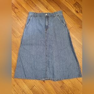 Madewell Denim skirt
